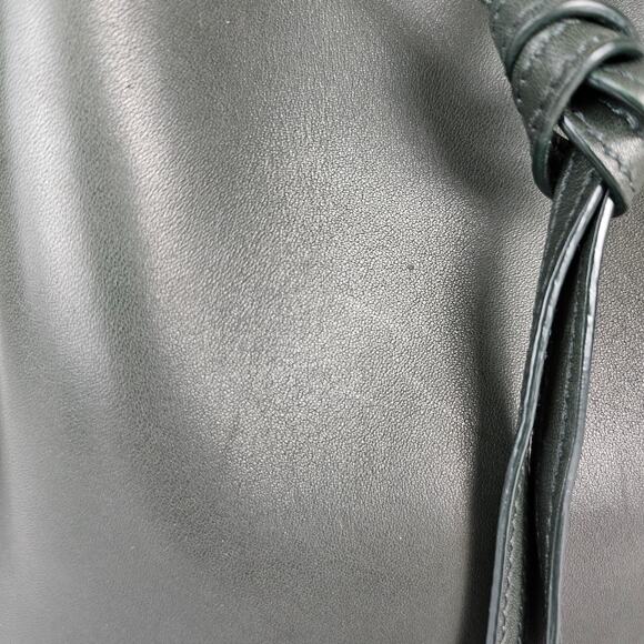 Saint Laurent Calfskin Paris VII Medium Hobo Dark Green - Picture 7 of 15